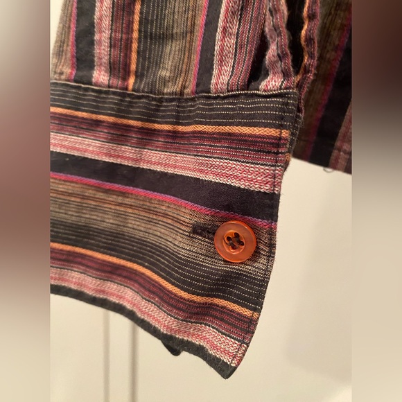 Whimsigoth Striped Button-Up - Picture 7 of 7